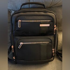 Samsonite Black Backpack w/ Rose Gold Accents -Like New -Limited Edition- Unisex